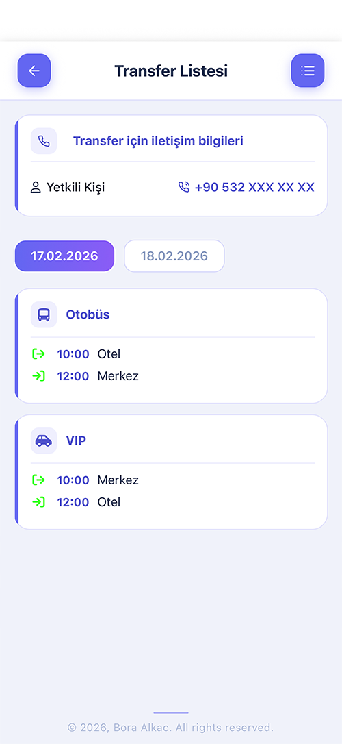 Transfer Bilgisi