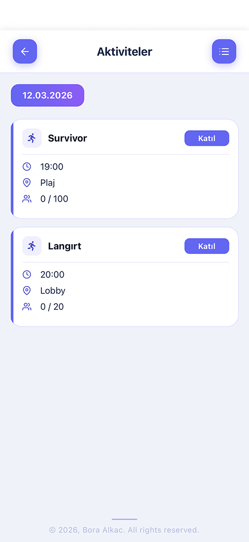 Aktiviteler